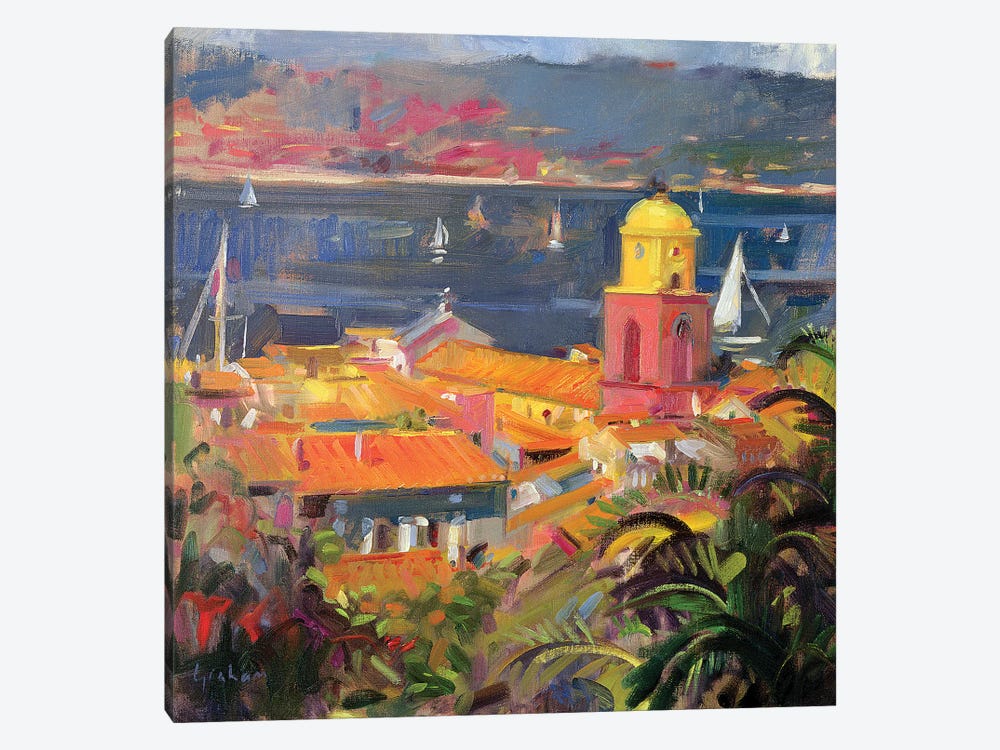 St. Tropez Sailing, 2002 by Peter Graham 1-piece Canvas Artwork