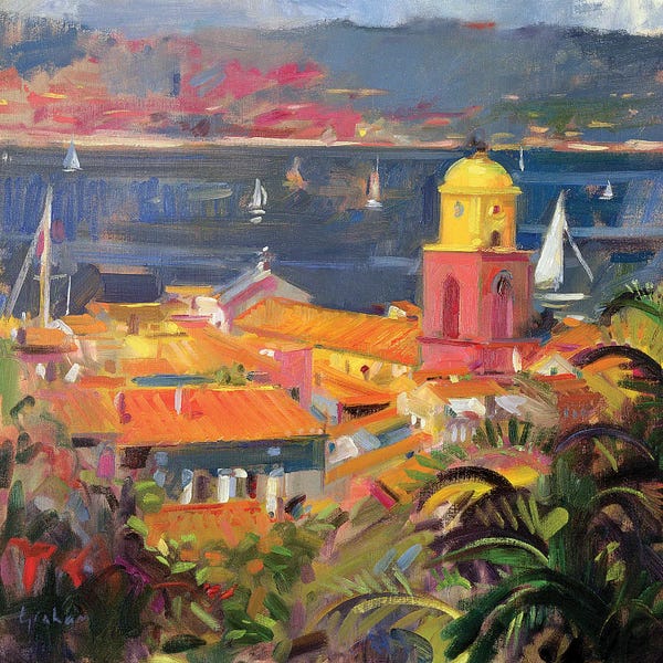 Peter Graham: St. Tropez Sailing, 2002 by Peter Graham