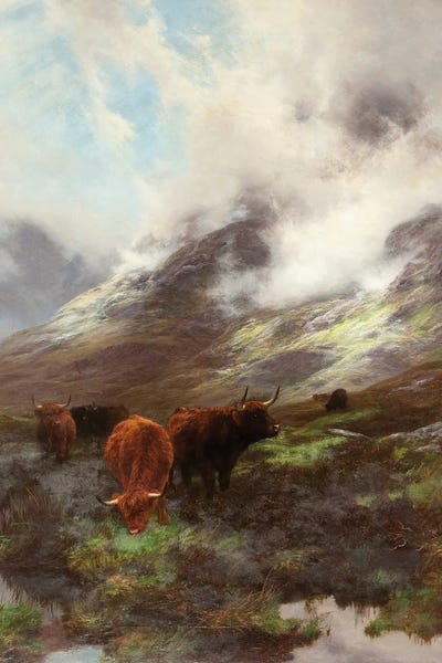The Head Of The Glen, 1894 by Peter Graham gallery poster
