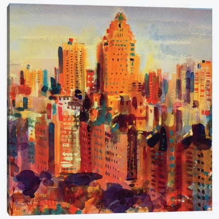 Upper Manhattan, 2000 Canvas Print #BMN11789} by Peter Graham Canvas Print