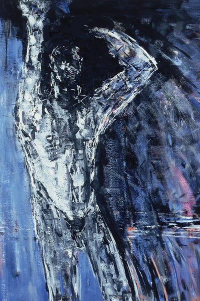 Seated Male Nude Canvas Art by Egon Schiele iCanvas