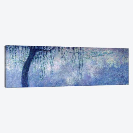 Waterlilies: Two Weeping Willows, left section, 1914-18   Canvas Print #BMN1180} by Claude Monet Art Print
