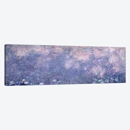 Waterlilies: Two Weeping Willows, centre right section, 1914-18   Canvas Print #BMN1182} by Claude Monet Art Print