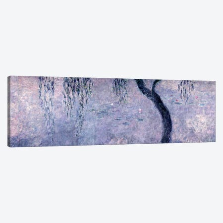 Waterlilies: Two Weeping Willows, right section, 1914-18   Canvas Print #BMN1183} by Claude Monet Canvas Print