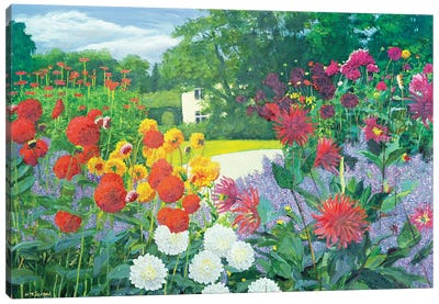 Garden And House Canvas Art Print