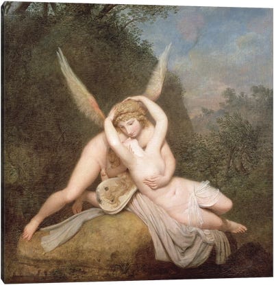 Cupid And Psyche Canvas Art Print