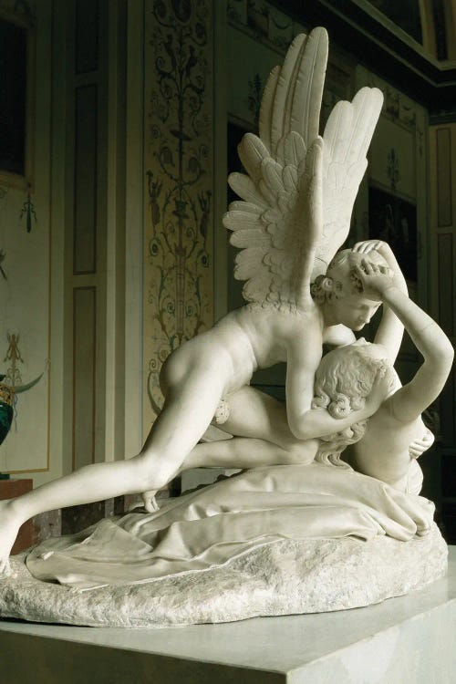 Cupid And Psyche, 1796 by Antonio Canova wall art