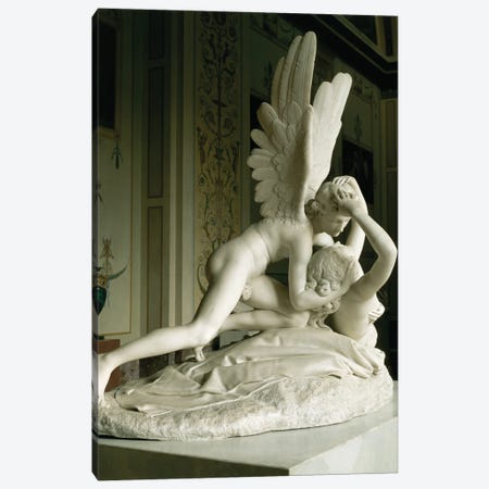 Cupid And Psyche, 1796 Canvas Print #BMN11862} by Antonio Canova Canvas Wall Art