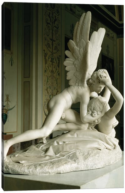Cupid And Psyche, 1796 Canvas Art Print - Mythological Figures