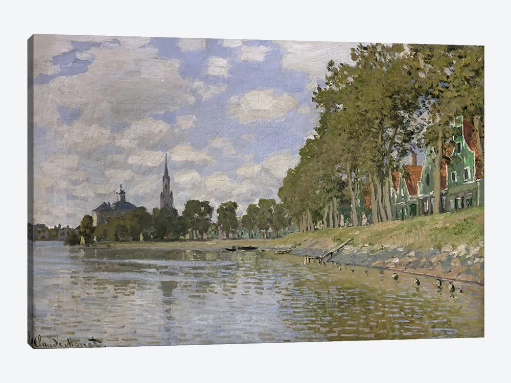 Zaandam  by Claude Monet 1-piece Canvas Art