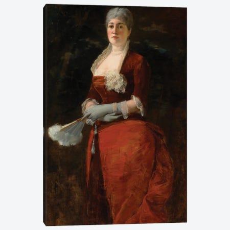 Mary E. Goddard, 1879 Canvas Print #BMN11872} by Frank Duveneck Canvas Art Print