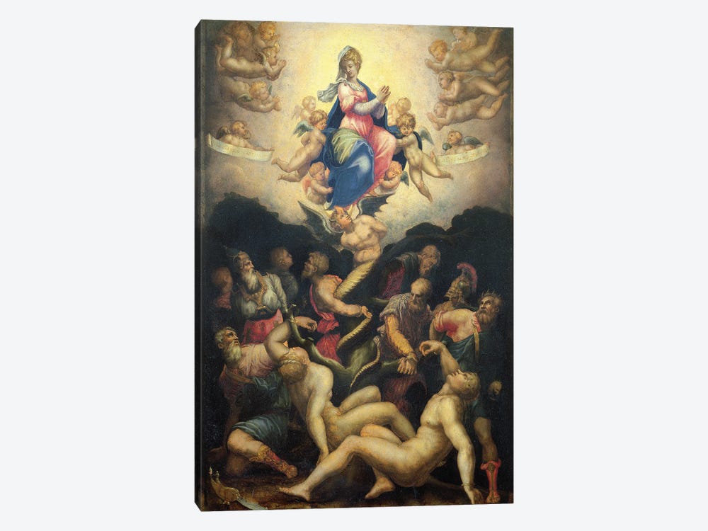 Allegory Of The Immaculate Conception by Giorgio Vasari 1-piece Canvas Print