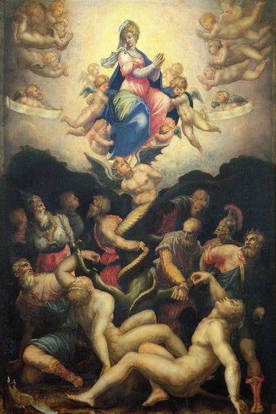 Renaissance: Allegory Of The Immaculate Conception by Giorgio Vasari