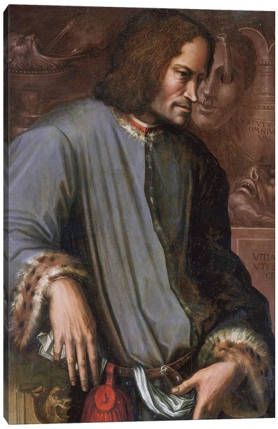 Lorenzo De Medici 'The Magnificent' Canvas Art Print - Renaissance Art