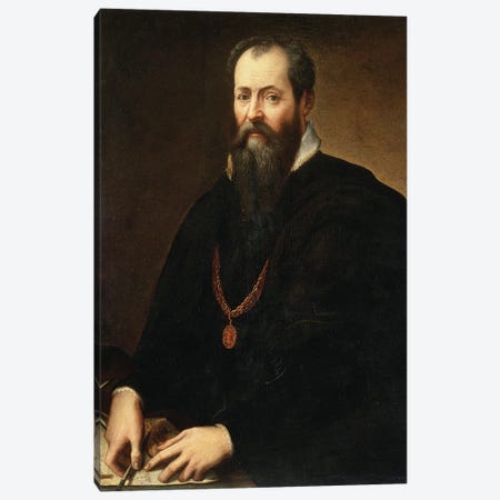 Self Portrait, 1566-68 Canvas Print #BMN11876} by Giorgio Vasari Canvas Artwork