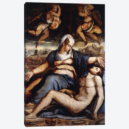 The Pieta, C.1542 Canvas Print #BMN11879} by Giorgio Vasari Art Print
