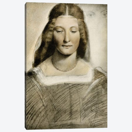 Female Portrait Canvas Print #BMN11880} by Giovanni Antonio Boltraffio Canvas Wall Art