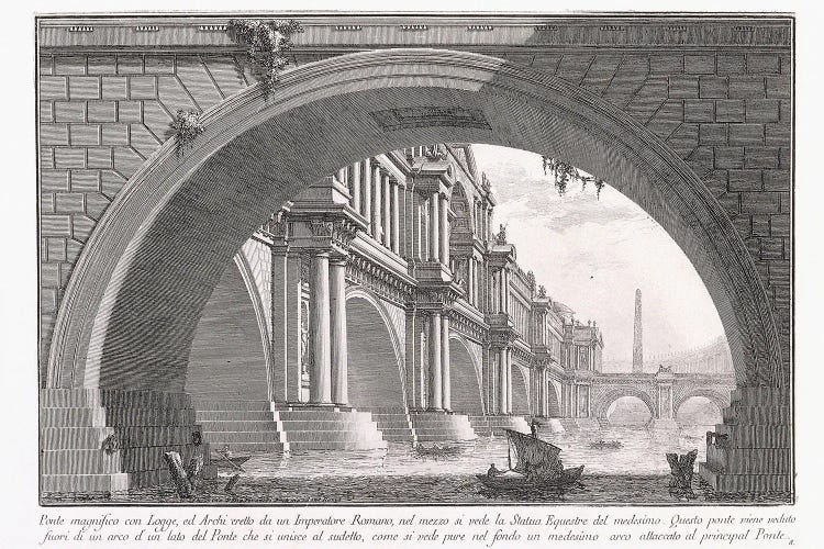 Magnificent Bridge With Loggia , 1753-1837