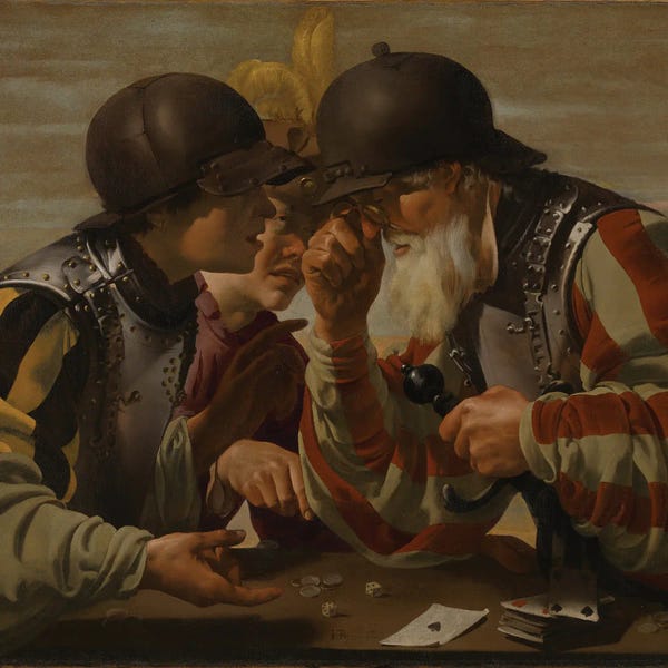 Baroque: The Gamblers, 1623 by Hendrick Ter Brugghen