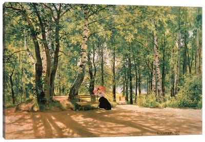 At The Summer Cottage, 1894 Canvas Art Print
