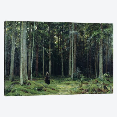 Countess Mordvinov's Forest, 1891 Canvas Print #BMN11933} by Ivan Ivanovich Shishkin Canvas Wall Art