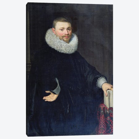 Vrijdags Van Vollenhoven The Younger, 1620 Canvas Print #BMN11952} by Jan Anthonisz Van Ravesteyn Canvas Art