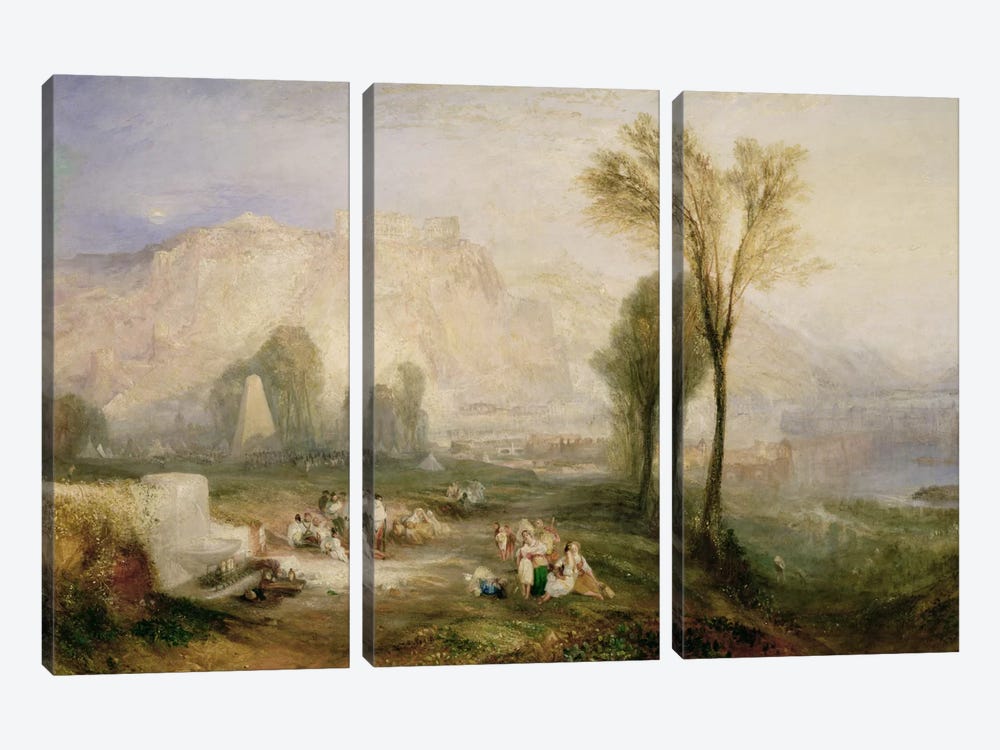 The Bright Stone of Honour  by J.M.W. Turner 3-piece Canvas Wall Art