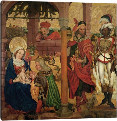 Adoration Of The Magi, C.1475 Canvas Art Print