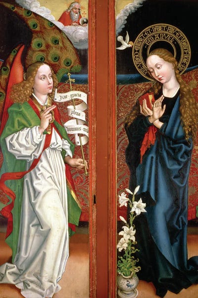 Renaissance: Annunciation by Martin Schongauer