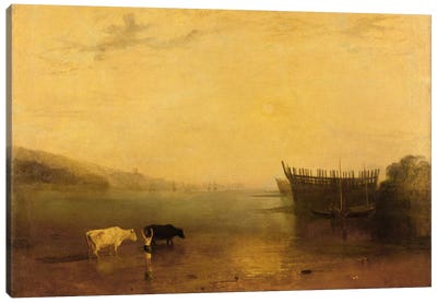 Teignmouth Harbour, c.1812 Canvas Art Print - Romanticism Art