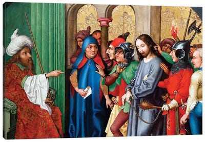 Jesus Is Condemned By The Sanhedrin Canvas Art Print
