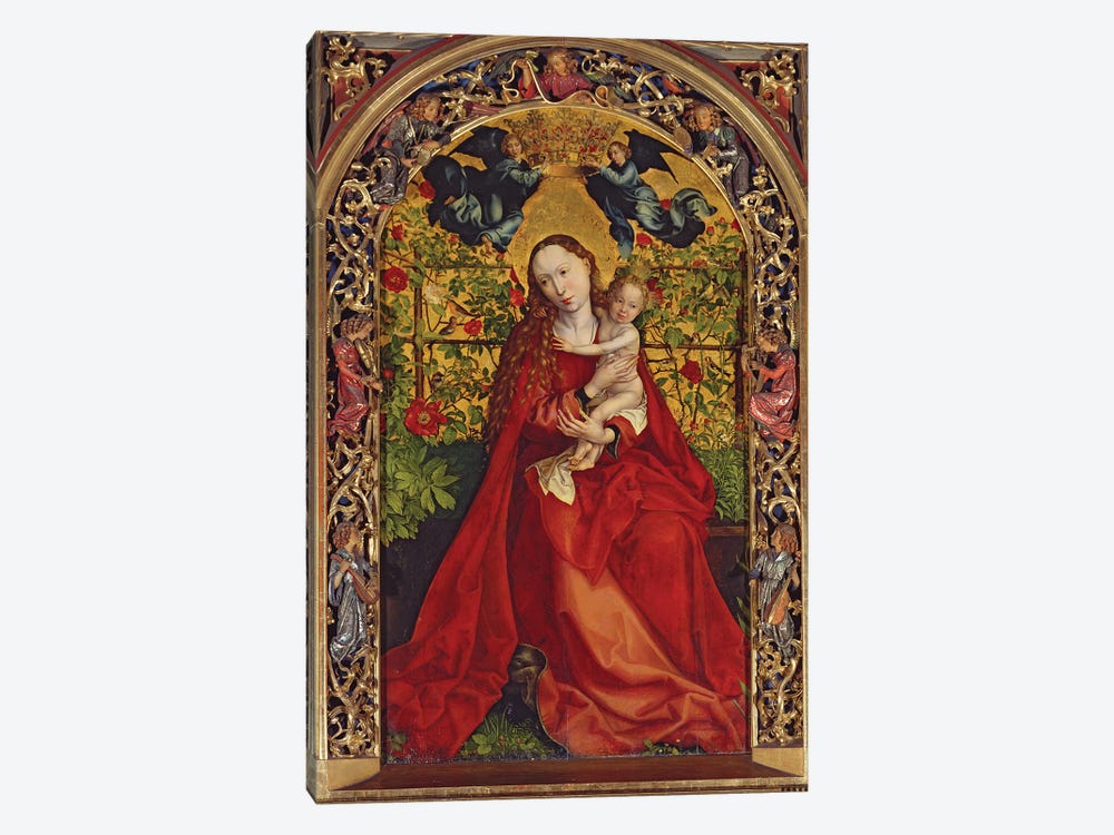 Madonna Of The Rose Bower, 1473 1-piece Canvas Art Print