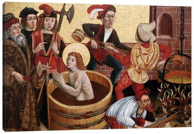 Martyrdom Of St John Canvas Art Print
