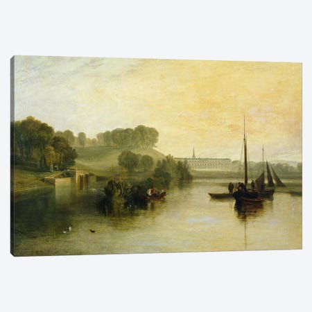 Petworth, Sussex, the Seat of the Earl of Egremont: Dewy Morning, 1810  Canvas Print #BMN1198} by J.M.W. Turner Canvas Artwork