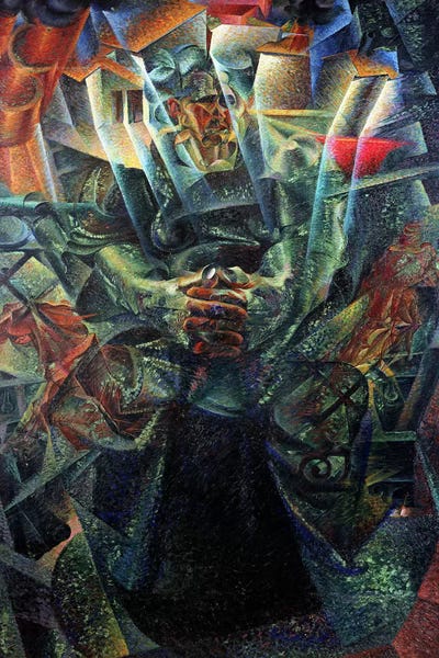 Cubism: Materia, 1912 (oil on canvas) by Umberto Boccioni