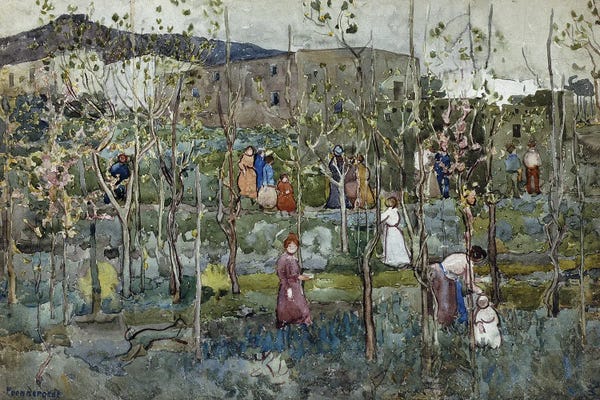 Maurice Brazil Prendergast: Capri, 1899 by Maurice Brazil Prendergast