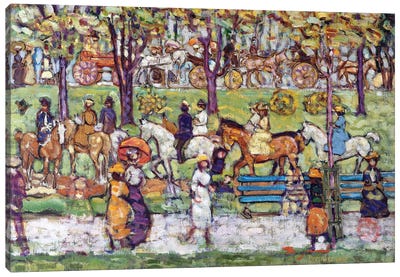 Central Park, C.1914-15 Canvas Art Print