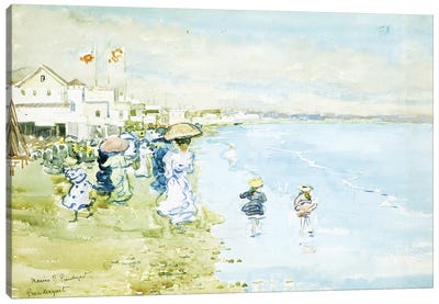 Revere Beach, Boston, Canvas Art Print
