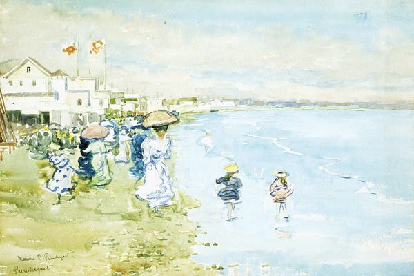 Massachusetts: Revere Beach, Boston, by Maurice Brazil Prendergast