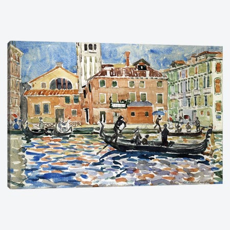 Venice, C.1909 Canvas Print #BMN12036} by Maurice Brazil Prendergast Canvas Art