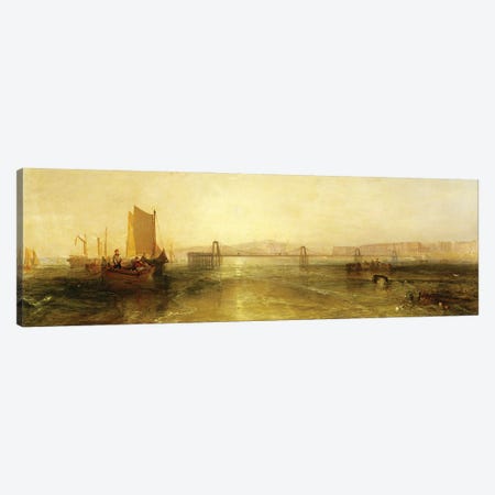 Brighton from the Sea, c.1829 Canvas Print #BMN1203} by J.M.W. Turner Canvas Wall Art