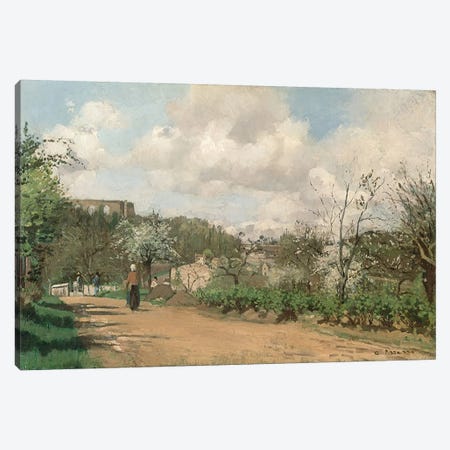 View from Louveciennes, 1869-70  Canvas Print #BMN1204} by Camille Pissarro Canvas Print