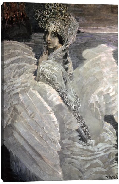 The Swan Princess, 1900 Canvas Art Print - Mythological Figures