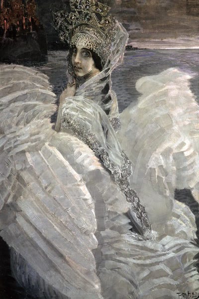 Mythological Figures: The Swan Princess, 1900 by Mikhail Aleksandrovich Vrubel