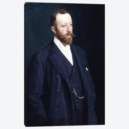 Portrait Of A Gentleman, 1898 Canvas Print #BMN12090} by Peder Severin Kroyer Art Print