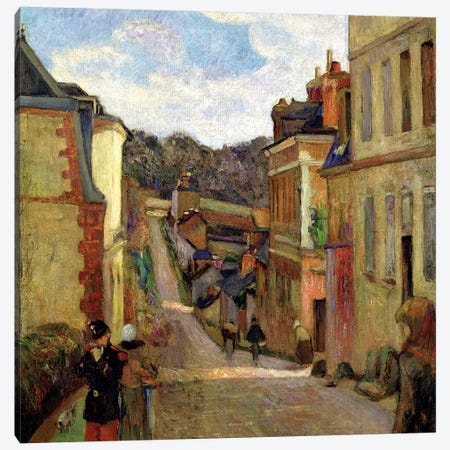 A Suburban Street, 1884 Canvas Print #BMN1211} by Paul Gauguin Art Print