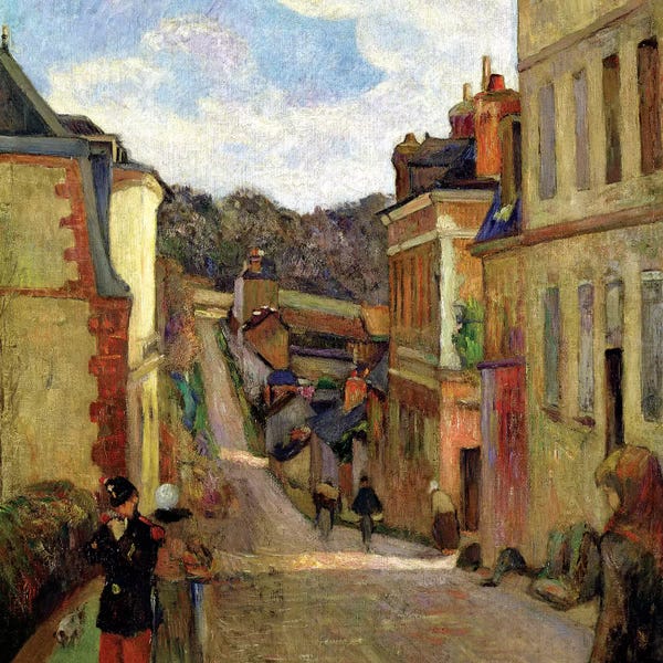 Paul Gauguin: A Suburban Street, 1884 by Paul Gauguin