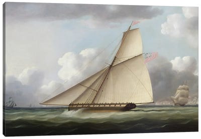Marine Canvas Art Print - Warship Art