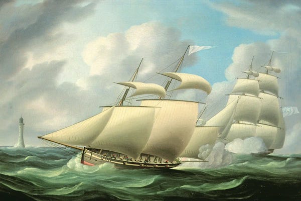 Thomas Buttersworth: The Chase by Thomas Buttersworth