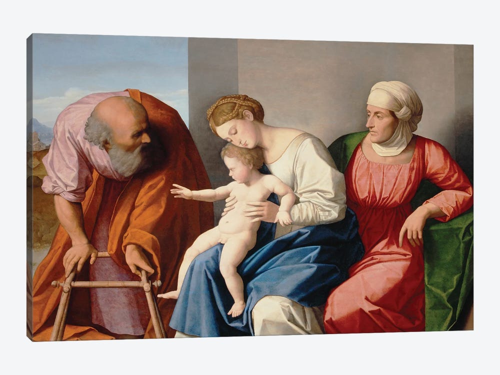 Holy Family With Saint Anne, C.1520 by Vincenzo Di Biagio Catena 1-piece Canvas Print